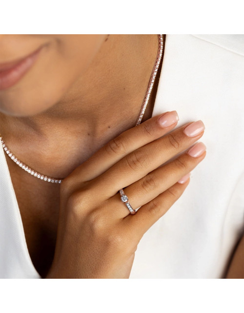 Pierscionek W198-0,42ct