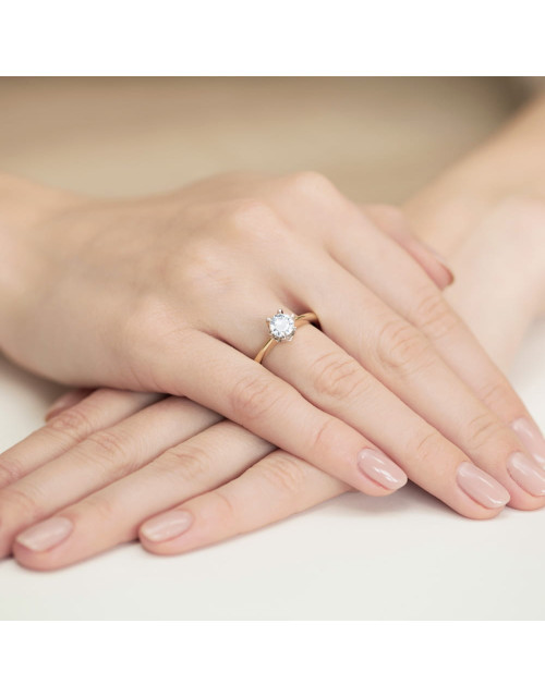 Pierscionek W220b-0,30ct