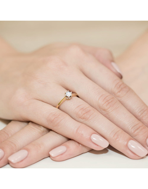 Pierscionek W220b-0,30ct