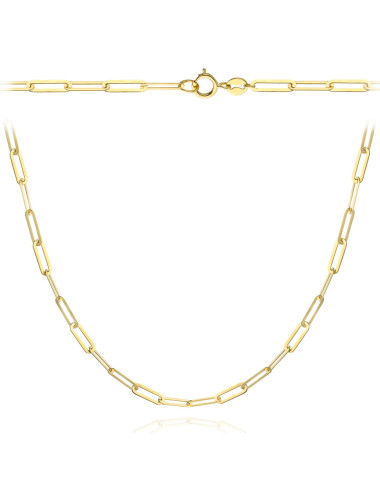 Złoty naszyjnik delikatne długie ogniwa 45 cm (Gramatura: 2.80)