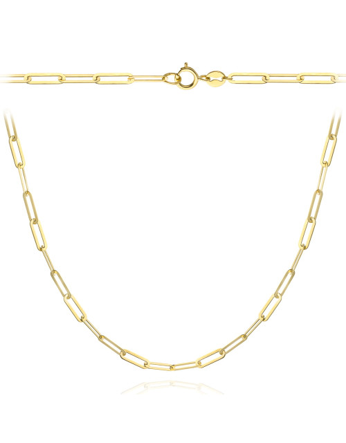 Złoty naszyjnik delikatne długie ogniwa 45 cm (Gramatura: 2.88)