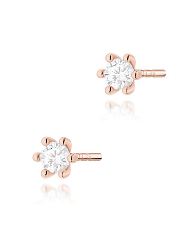 KOLCZYKI K0222 2 x 0,08ct