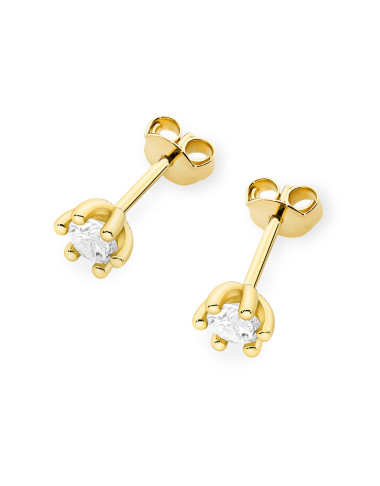 KOLCZYKI K0222 2 x 0,15ct