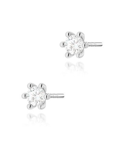 KOLCZYKI K0222 2 x 0,15ct