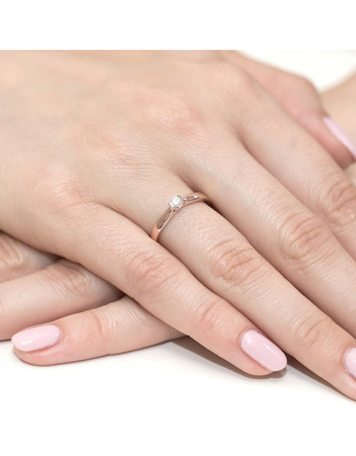 Pierscionek W223b-0,30ct