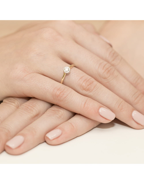 Pierscionek W224b-0,30ct