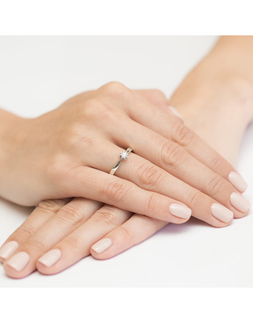 Pierscionek W228-0,30ct