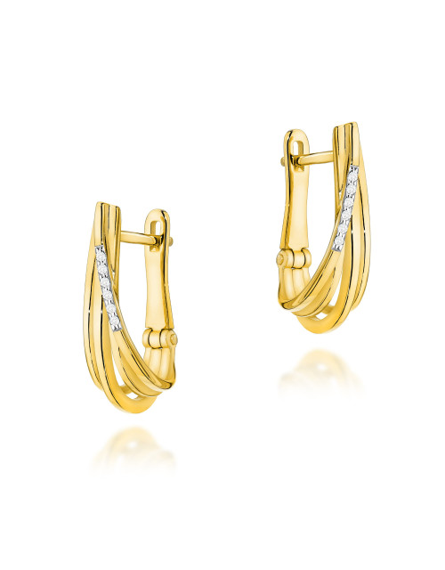 KOLCZYKI K0005 0,06CT