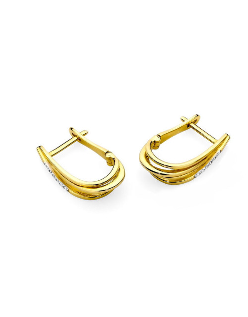 KOLCZYKI K0005 0,06CT