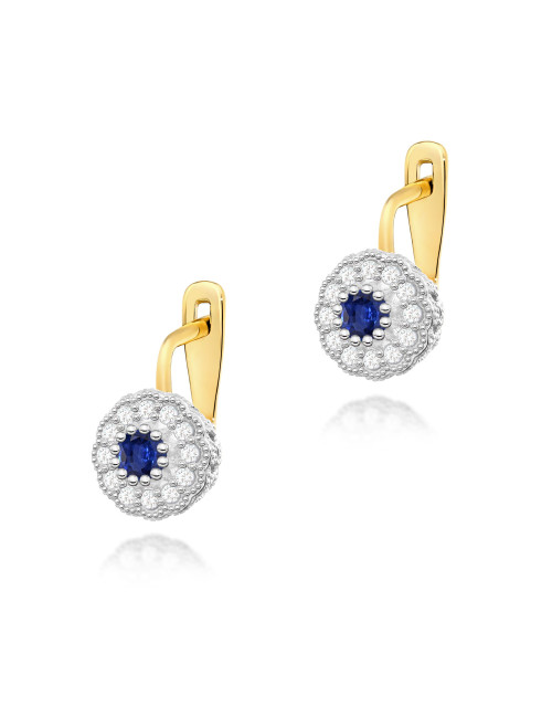 KOLCZYKI K0284 SZAFIR