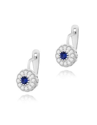 KOLCZYKI K0284B SZAFIR