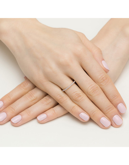 Pierscionek W531 Diamenty laboratoryjne 0,18ct