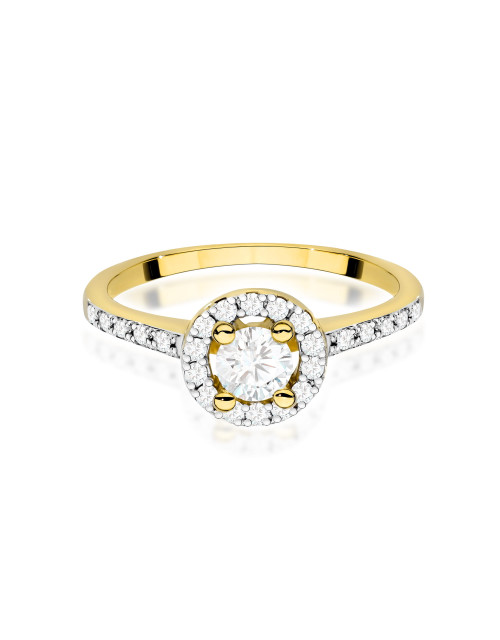 Pierscionek W477 diament laboratoryjny 0,30ct