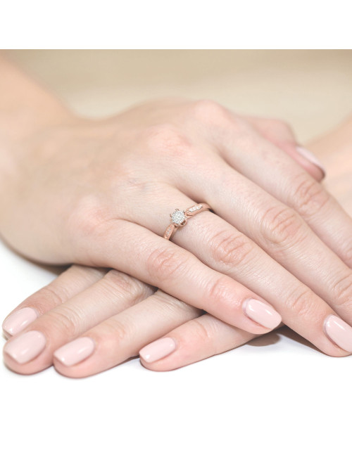 Pierscionek W328-0,11ct