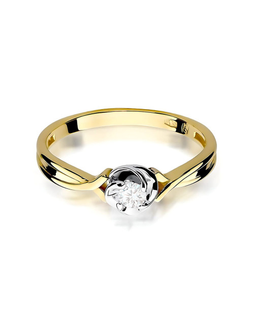 Pierscionek W329-0,10ct