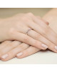 Pierscionek W340-0,12ct