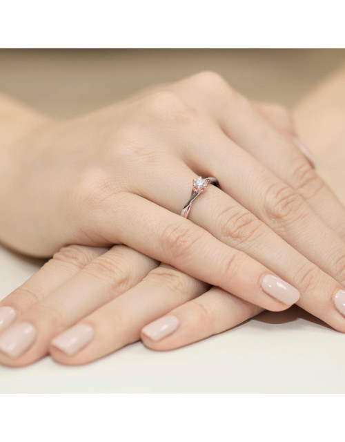 Pierscionek W0340b-0,23ct