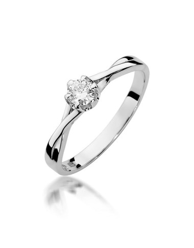 Pierscionek W340b-0,23ct