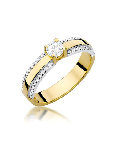 Pierscionek W356-0,45ct