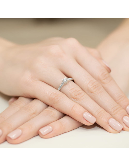 Pierscionek W0364-0,44ct