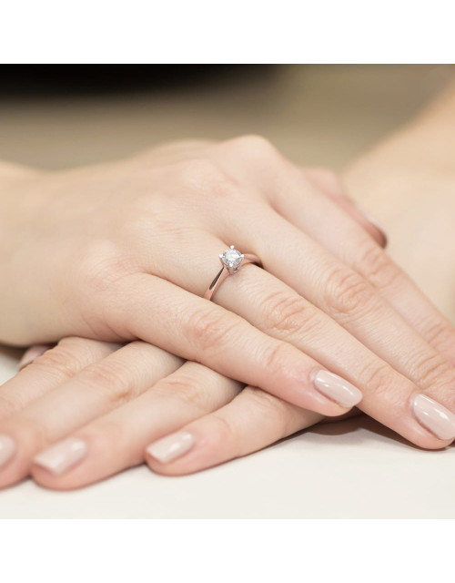 Pierscionek W404-0,50ct