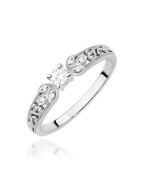 Pierscionek W411-0,13ct