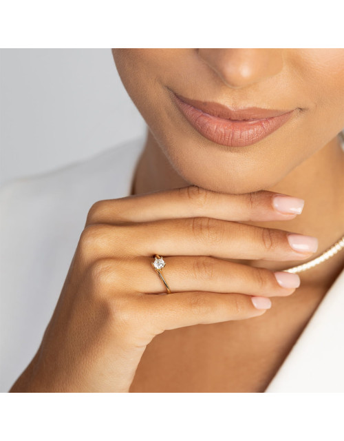 Pierscionek W423 0,50ct