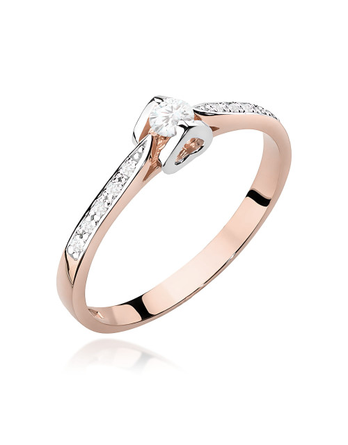 Pierscionek W435-0,15ct