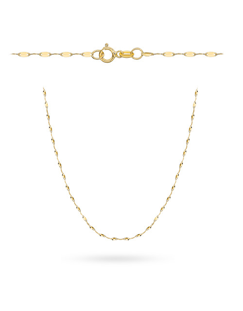 Naszyjnik złoty - finezja (Rozmiar: 50 cm  pr. 585 Gramatura: 0.89)