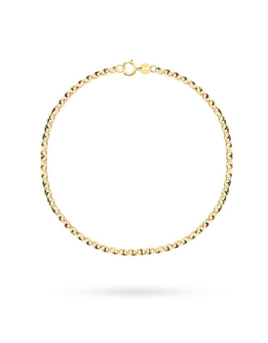 Bransoletka pr. 585 splot gucci na nogę (Gramatura: 1.16)