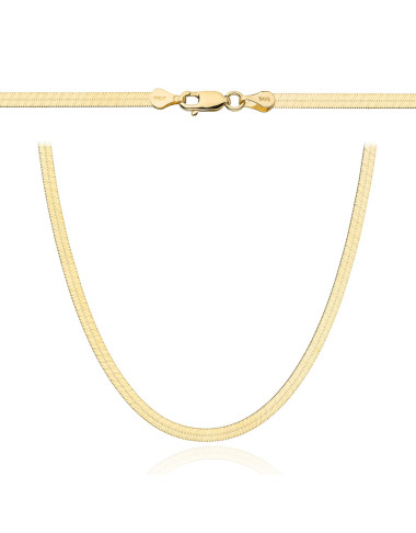 Łańcuch złoty taśma 42cm - 3,5 mm