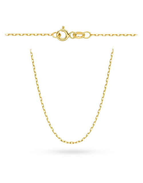 Łańcuszek złoty pr. 585 - splot ankier 45 cm (Gramatura: 2.81)