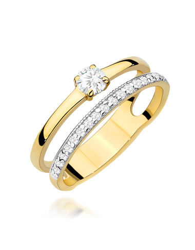 Pierscionek W0674 - 0.40CT