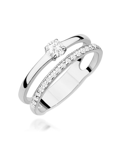 Pierscionek W0674 - 0.40CT