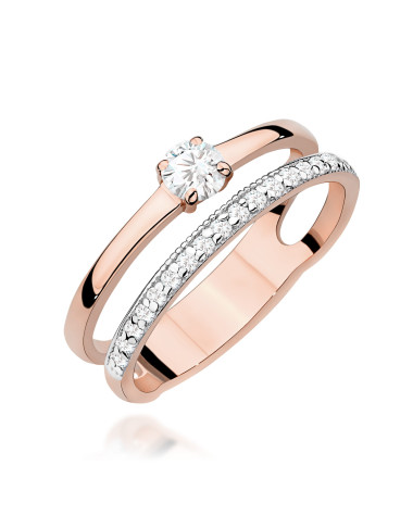 Pierscionek W0674 - 0.40CT