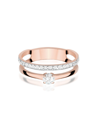 Pierscionek W0674 - 0.40CT